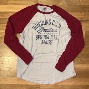 Lucky Brand Indian Motorcycles Long Sleeve L